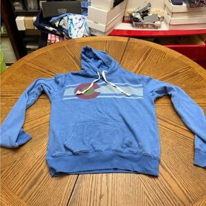 Colorado Limited Casual Blue Graphic Hoodie